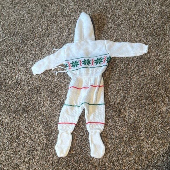 Vintage Hudson’s Bay The Bay Baby Knitted One Piece Sleeper 6-9 Months - Picture 9 of 9